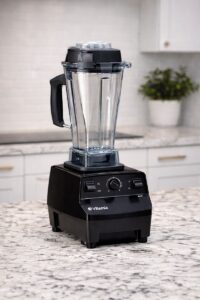Vitamix 5200 high-performance blender on a kitchen counter with empty container