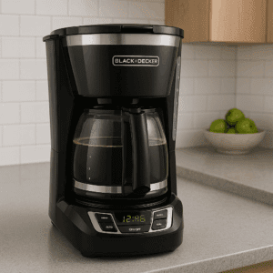 BLACK+DECKER 12-cup digital coffee maker with programmable display