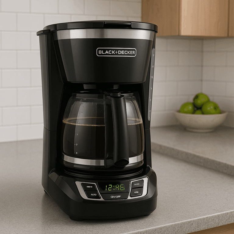 BLACK+DECKER 12-cup digital coffee maker with programmable display