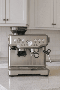 Breville Barista Express BES870XL espresso machine with built-in grinder