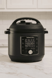 Instant Pot Pro 10-in-1 6QT Multi-Cooker on a modern kitchen countertop