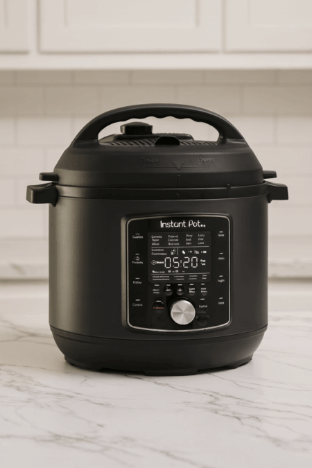 Instant Pot Pro 10-in-1 6QT Multi-Cooker on a modern kitchen countertop