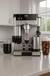 Ninja Luxe Café Premier ES601 espresso and coffee machine with frother