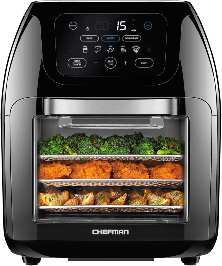 CHEFMAN digital air fryer and rotisserie