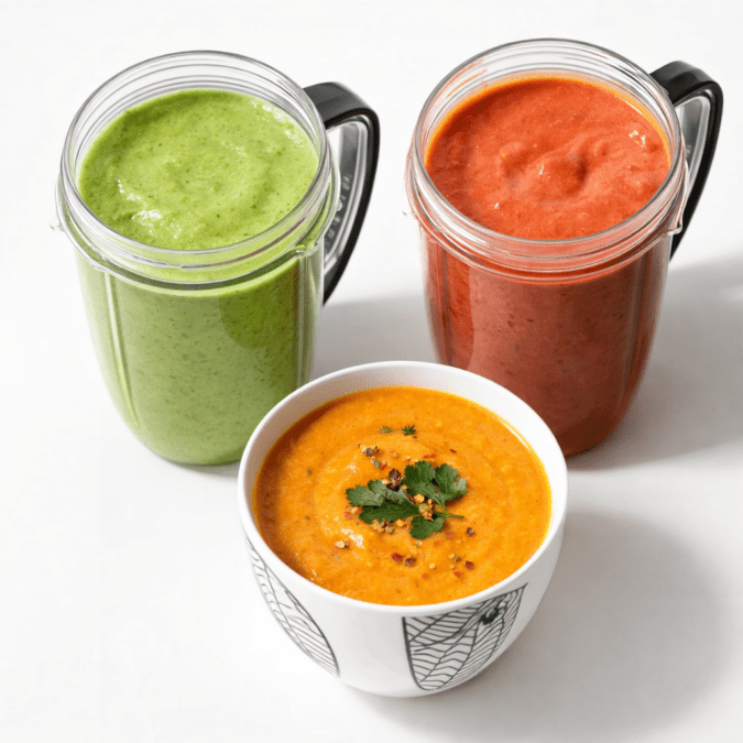 NutriBullet RX smoothie and soup results showing thick texture and creamy consistency