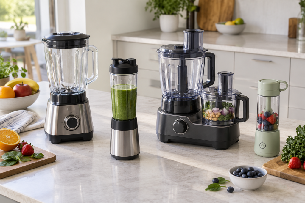 Countertop, personal, kitchen-system, and portable blenders