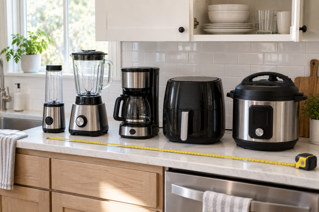 Kitchen appliance research using product manuals, specifications and comparison notes